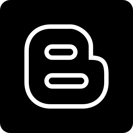 Blogger logo logotype social media icon