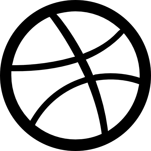 Dribbble brands and logotypes logos dribbble icon