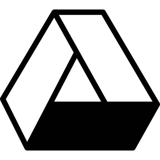 Google drive brands social network logotype icon