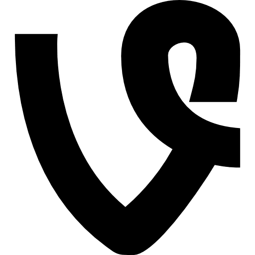 Vine social network logotype brands and logotypes icon