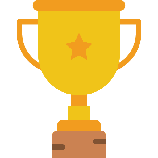 Trophy champion winner trophy icon