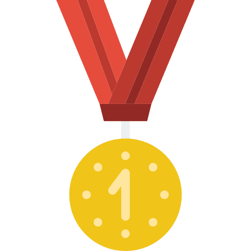 Gold medal medal prize sports icon