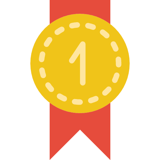 Gold medal sports and competition best gold medal icon