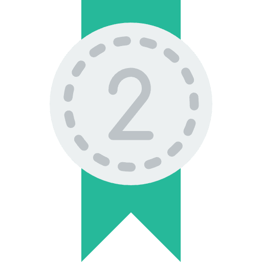 Silver medal medal silver medal sports and competition icon