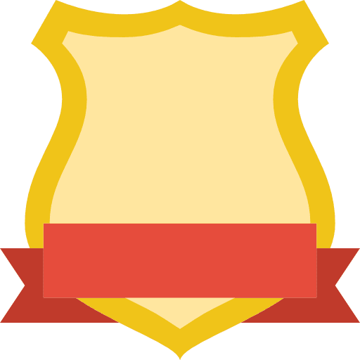 Badge reward sports and competition badge icon