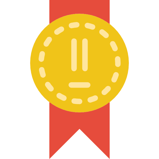 Medal sports and competition award winner icon
