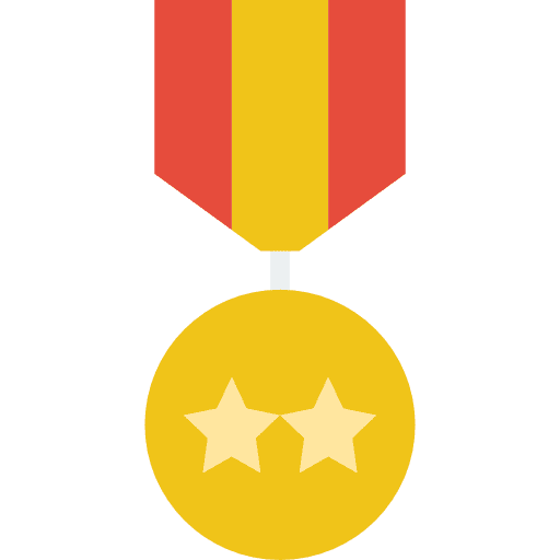 Medal champion sports and competition medal icon