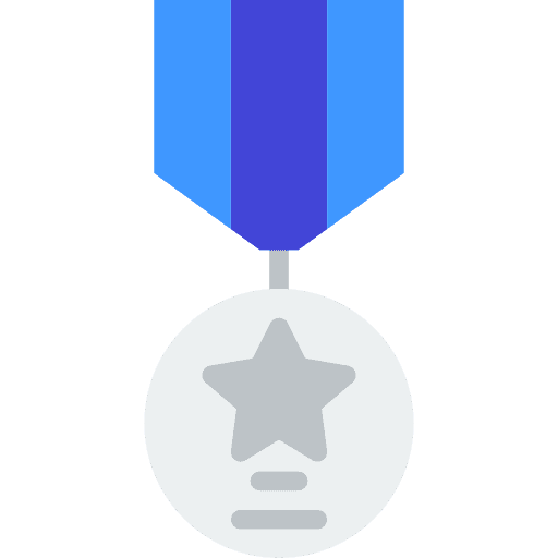 Medal sports and competition award champion icon