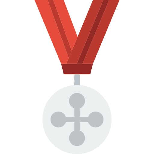 Medal winner award champion icon