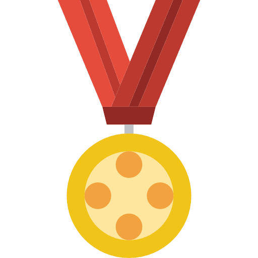 Medal winner medal sports and competition icon