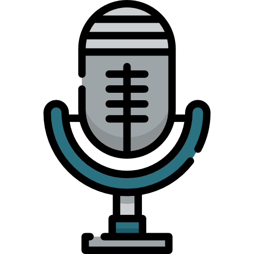 Microphone electronics vintage microphone icon