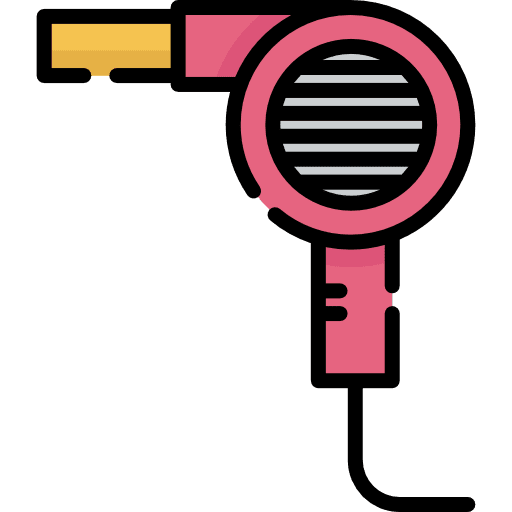 Hair dryer electronics technology hair dryer icon