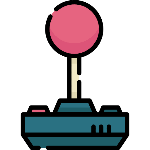 Joystick gamepad arcade stick gaming icon