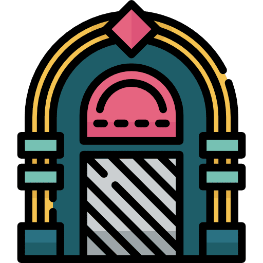 Jukebox music and multimedia music player jukebox icon