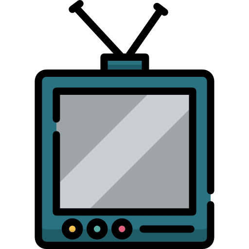 Television television vintage antique icon