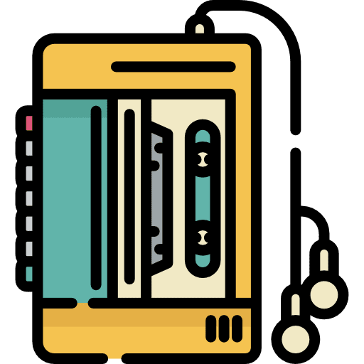 Walkman electronics musical walkman icon