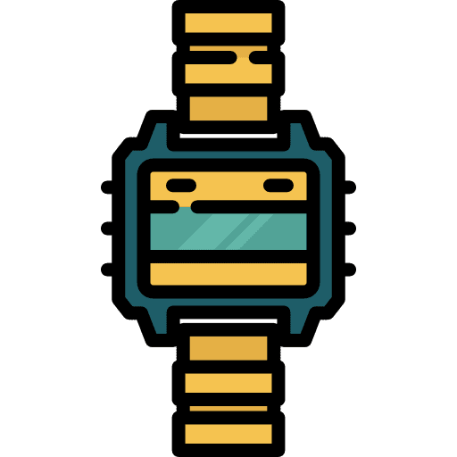 Watch digital time watches icon