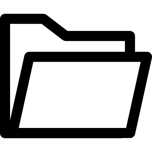 Folder files and folders data storage interface icon
