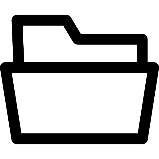 Folder interface file storage data storage icon