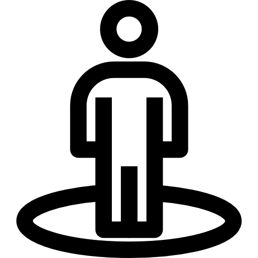 Navigation maps and location man marker icon