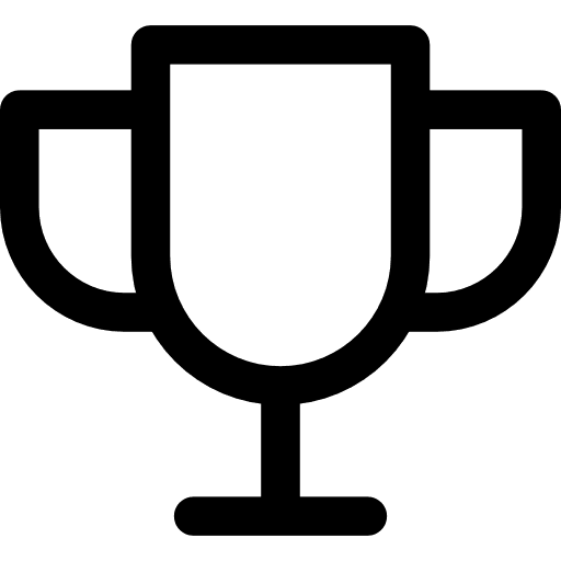 Trophy trophy award sports and competition icon