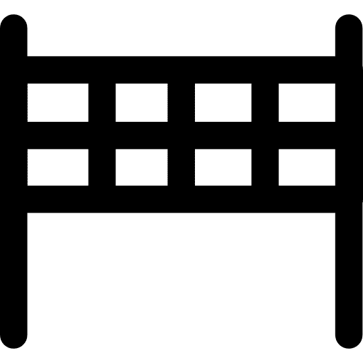 Volleyball net game volleyball net sports and competition icon