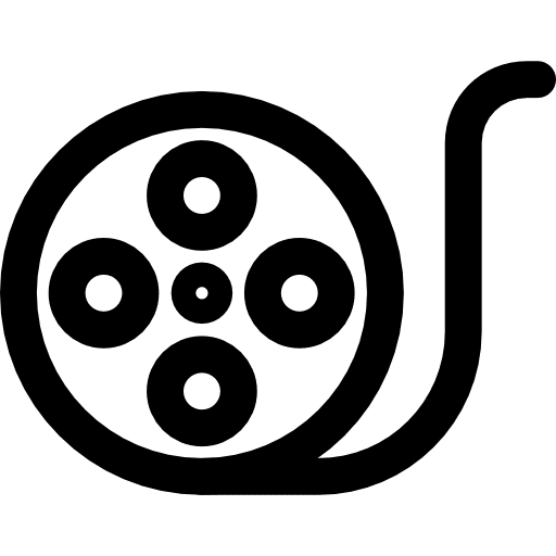 Film reel film technology cinema icon