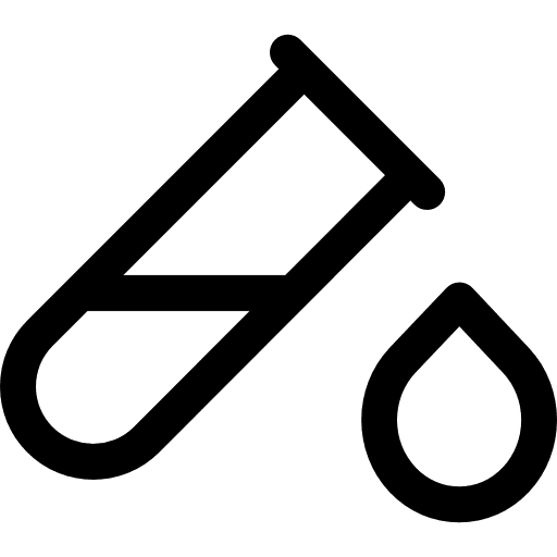 Test tube science miscellaneous education icon