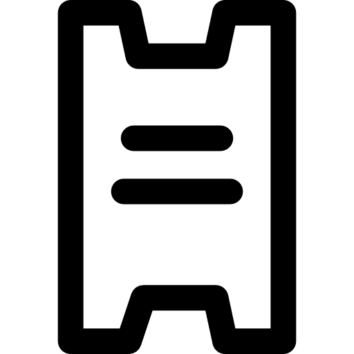 Ticket payment bill ticket icon