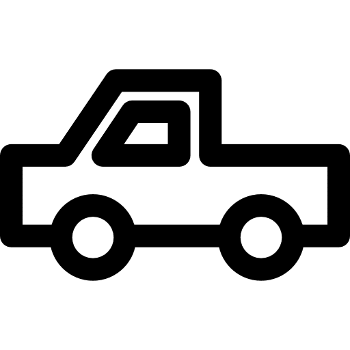 Pickup truck transportation pickup truck transport icon
