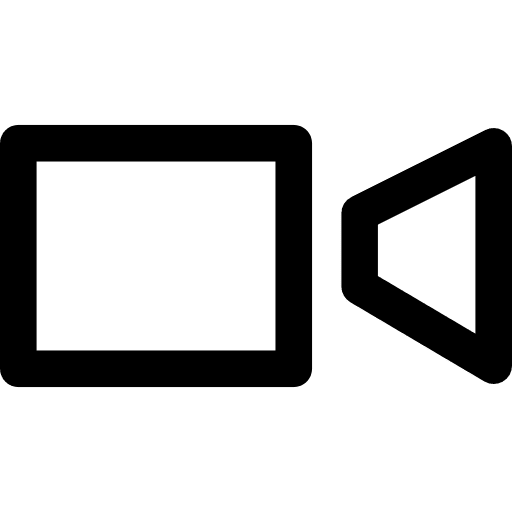 Video camera movie cinema film icon