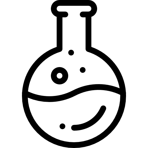 Flask education chemistry science icon
