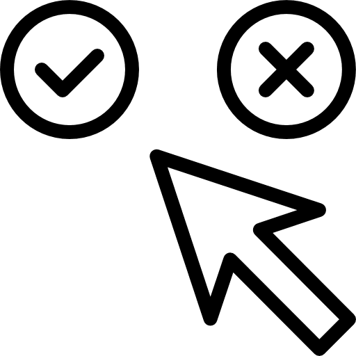 Question bad yes cursor icon