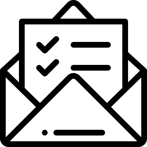 Mail communications envelope multimedia icon