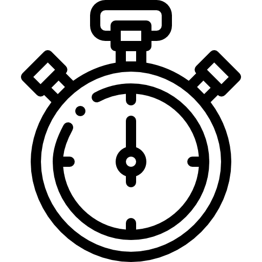 Stopwatch chrono time and date timer icon