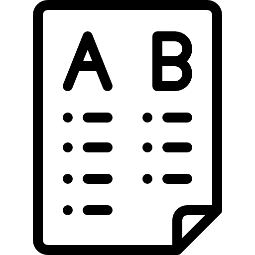 Test document education archive icon