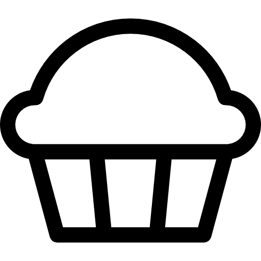 Cupcake sweet muffin dessert icon