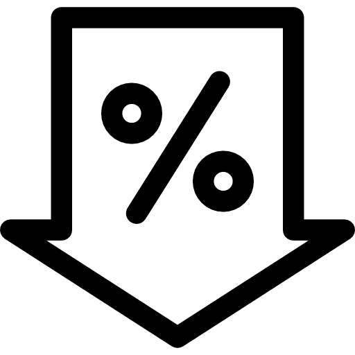 Discount offer bargain commerce and shopping icon