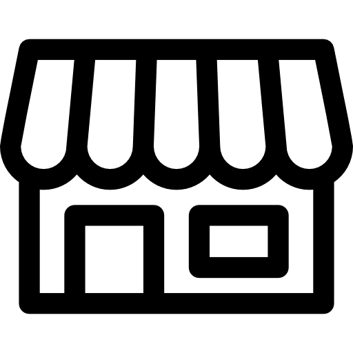 Grocery commerce and shopping online store commerce icon