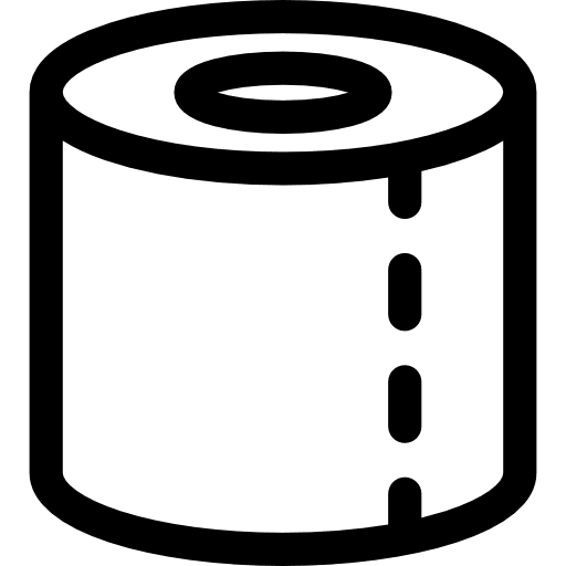 Toilet paper toilet paper paper tool icon