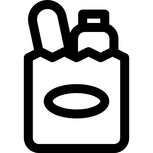 Shopping bag commerce and shopping shopping bag container icon