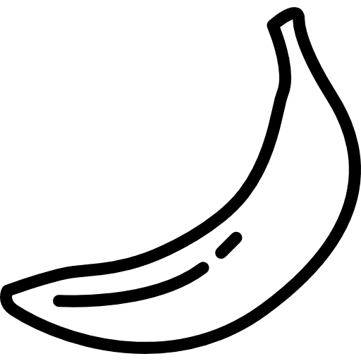 Banana diet market banana icon