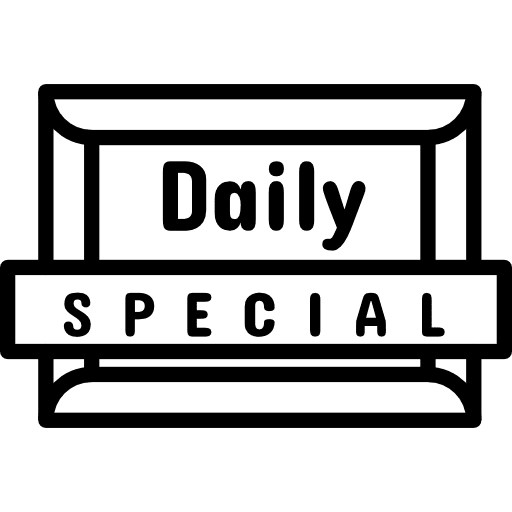 Daily specials board food and restaurant board restaurant icon