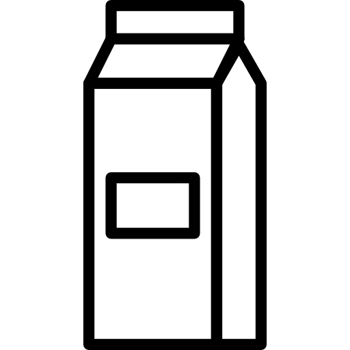 Milk drink breakfast food and restaurant icon