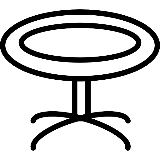 Table dinner table dining room restaurant icon