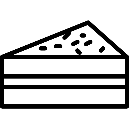 Cake desserts dessert food and restaurant icon