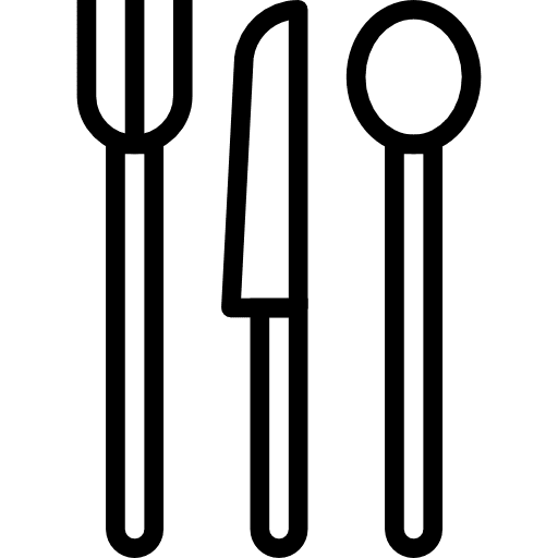 Cutlery fork food and restaurant tools and utensils icon