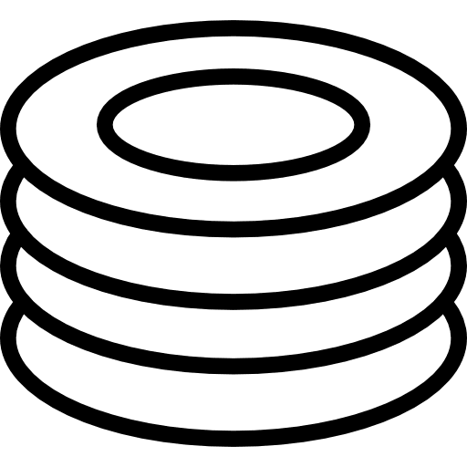 Dishes plate restaurant dishes icon