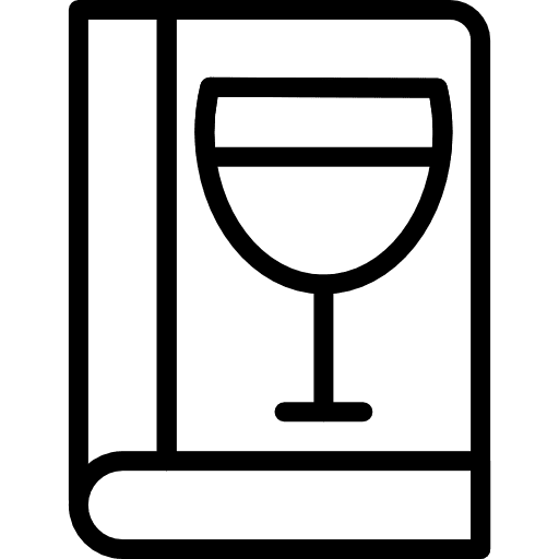 Wine menu drink restaurant wine menu icon