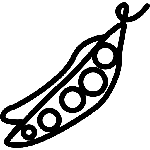 Beans vegan food and restaurant vegetarian icon